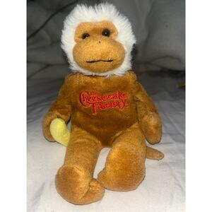 2002 Cheesecake Factory Monkey with Banana Stuffed Animal